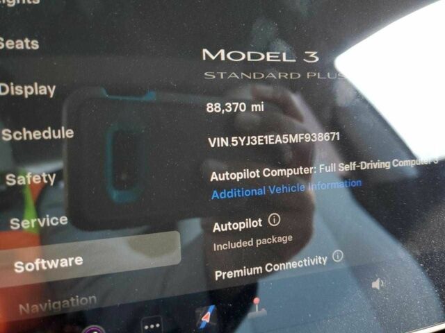 Синий Тесла Модель 3, объемом двигателя 0 л и пробегом 141 тыс. км за 12200 $, фото 7 на Automoto.ua