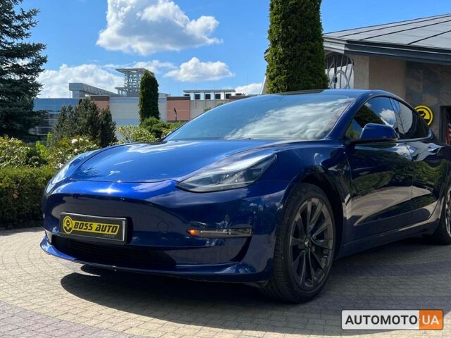 Синий Тесла Модель 3, объемом двигателя 60 л и пробегом 36 тыс. км за 20800 $, фото 2 на Automoto.ua