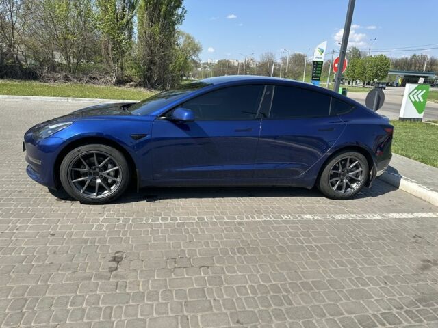 Синий Тесла Модель 3, объемом двигателя 0 л и пробегом 55 тыс. км за 22000 $, фото 2 на Automoto.ua