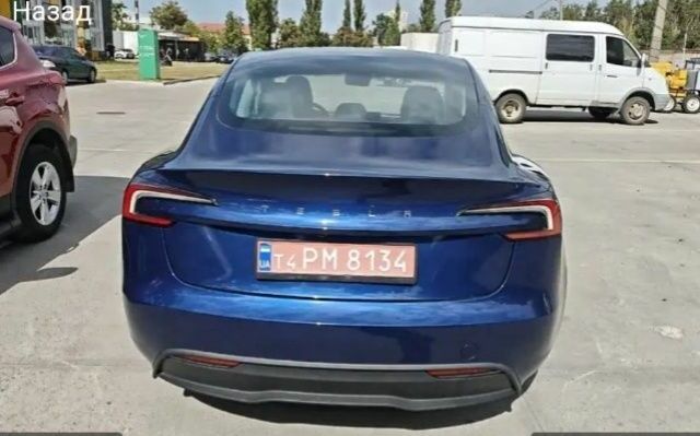 Синій Тесла Модель 3, об'ємом двигуна 0 л та пробігом 1 тис. км за 6505 $, фото 3 на Automoto.ua