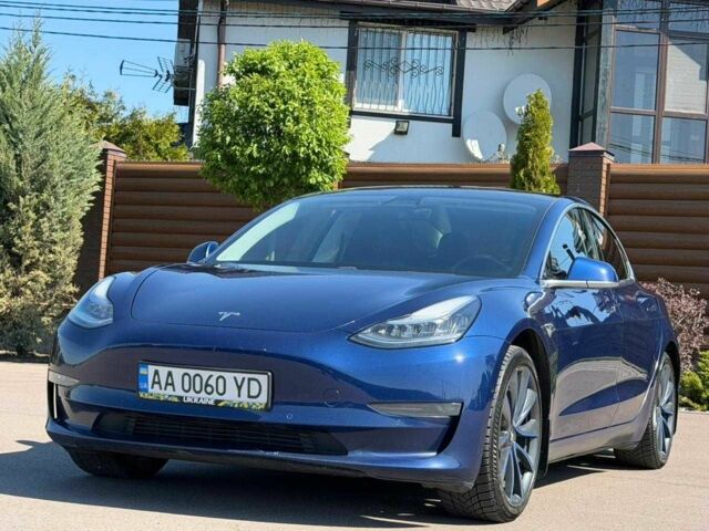 Синій Тесла Модель 3, об'ємом двигуна 0 л та пробігом 182 тис. км за 14200 $, фото 1 на Automoto.ua