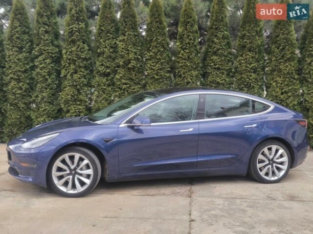 Синий Тесла Модель 3, объемом двигателя 0 л и пробегом 155 тыс. км за 16300 $, фото 3 на Automoto.ua