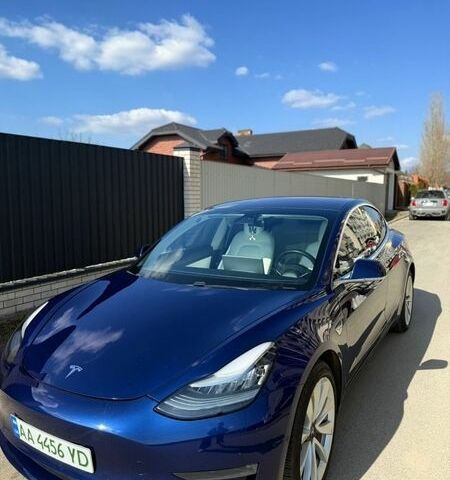 Синий Тесла Модель 3, объемом двигателя 0 л и пробегом 80 тыс. км за 19700 $, фото 5 на Automoto.ua