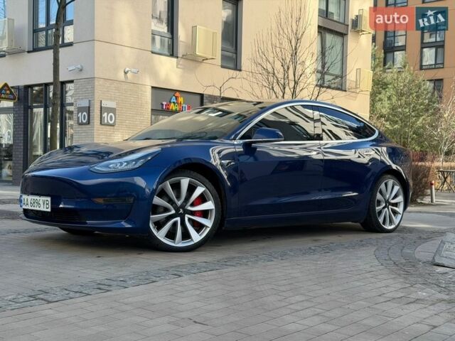 Синий Тесла Модель 3, объемом двигателя 0 л и пробегом 115 тыс. км за 18999 $, фото 5 на Automoto.ua