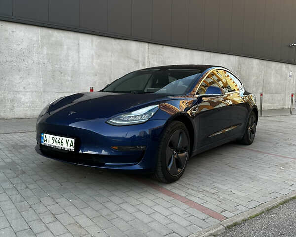 Синий Тесла Модель 3, объемом двигателя 0 л и пробегом 111 тыс. км за 16750 $, фото 1 на Automoto.ua
