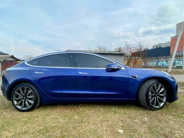 Синий Тесла Модель 3, объемом двигателя 0 л и пробегом 77 тыс. км за 441 $, фото 2 на Automoto.ua