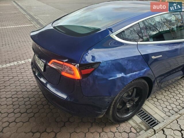 Синий Тесла Модель 3, объемом двигателя 0 л и пробегом 99 тыс. км за 18500 $, фото 1 на Automoto.ua