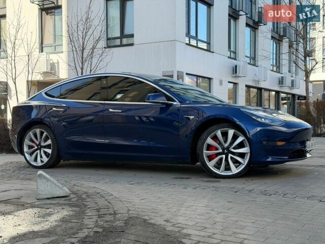Синий Тесла Модель 3, объемом двигателя 0 л и пробегом 115 тыс. км за 18999 $, фото 14 на Automoto.ua
