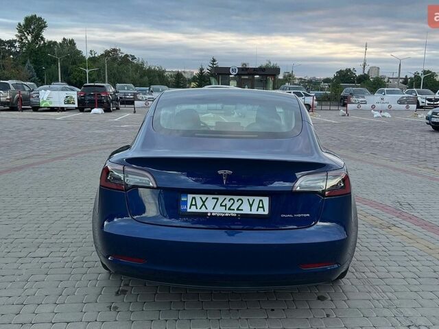 Синий Тесла Модель 3, объемом двигателя 0 л и пробегом 120 тыс. км за 19700 $, фото 3 на Automoto.ua