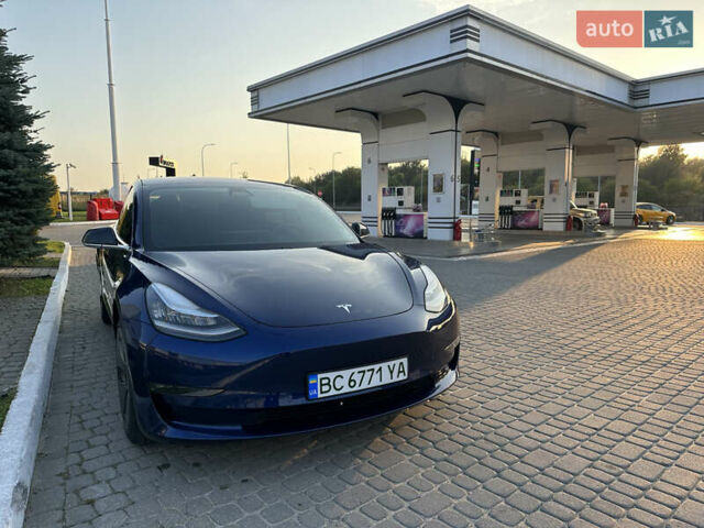 Синий Тесла Модель 3, объемом двигателя 0 л и пробегом 45 тыс. км за 16000 $, фото 3 на Automoto.ua