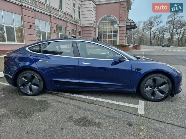 Синий Тесла Модель 3, объемом двигателя 0 л и пробегом 71 тыс. км за 17555 $, фото 3 на Automoto.ua