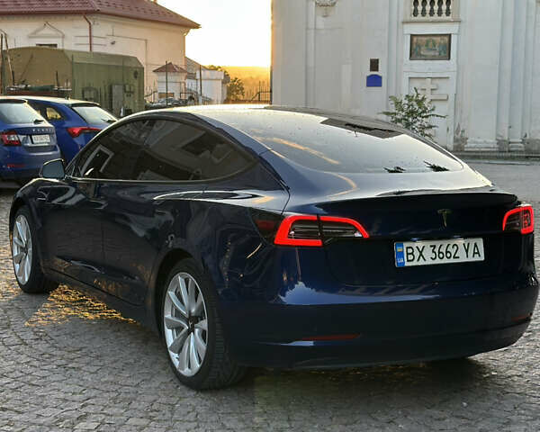 Синий Тесла Модель 3, объемом двигателя 0 л и пробегом 163 тыс. км за 17300 $, фото 1 на Automoto.ua