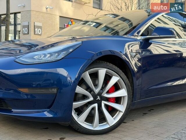 Синий Тесла Модель 3, объемом двигателя 0 л и пробегом 115 тыс. км за 18999 $, фото 3 на Automoto.ua