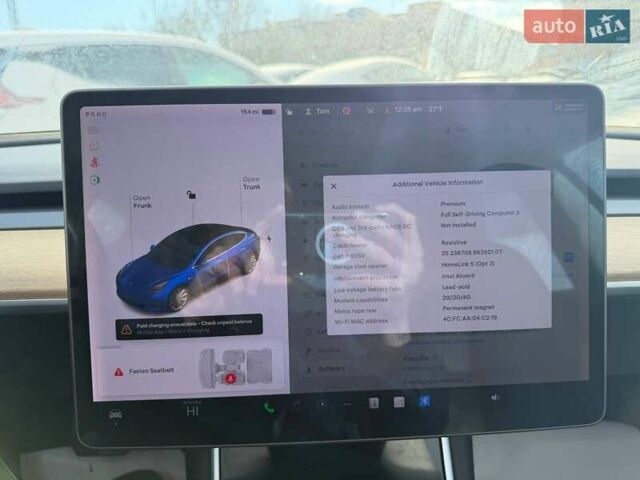 Синий Тесла Модель 3, объемом двигателя 0 л и пробегом 119 тыс. км за 12200 $, фото 13 на Automoto.ua