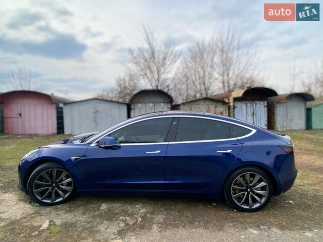 Синий Тесла Модель 3, объемом двигателя 0 л и пробегом 77 тыс. км за 19500 $, фото 6 на Automoto.ua