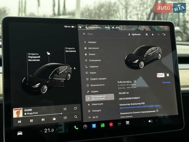 Синій Тесла Модель 3, об'ємом двигуна 0 л та пробігом 123 тис. км за 16999 $, фото 23 на Automoto.ua