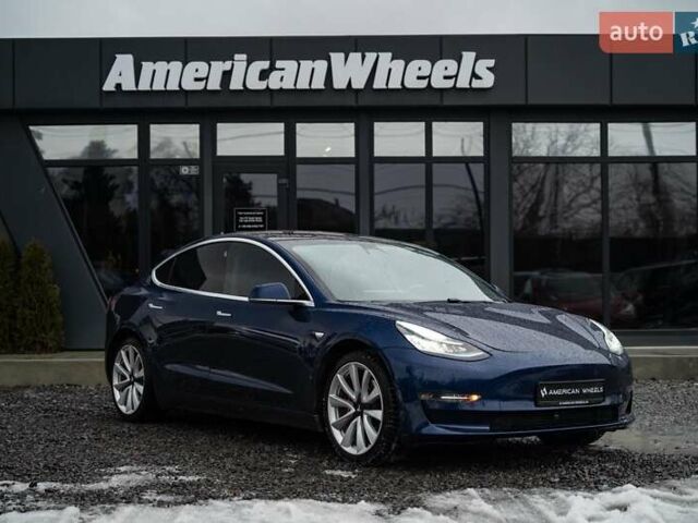Синий Тесла Модель 3, объемом двигателя 0 л и пробегом 79 тыс. км за 18900 $, фото 2 на Automoto.ua