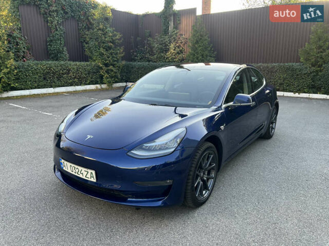 Синий Тесла Модель 3, объемом двигателя 0 л и пробегом 58 тыс. км за 17500 $, фото 3 на Automoto.ua