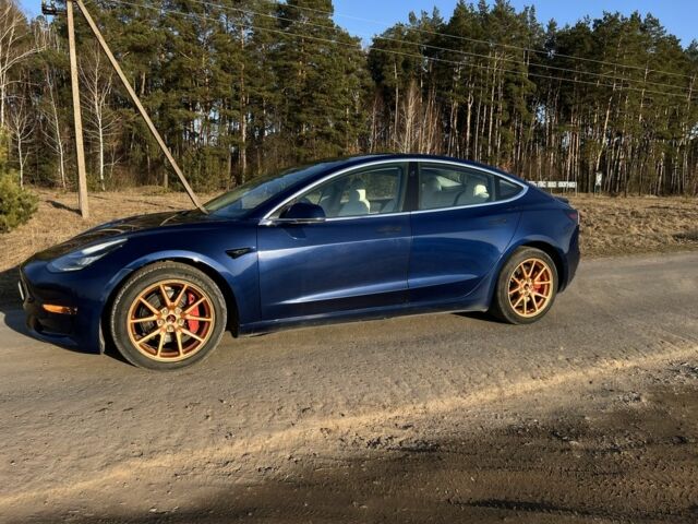 Синий Тесла Модель 3, объемом двигателя 0 л и пробегом 92 тыс. км за 17200 $, фото 8 на Automoto.ua