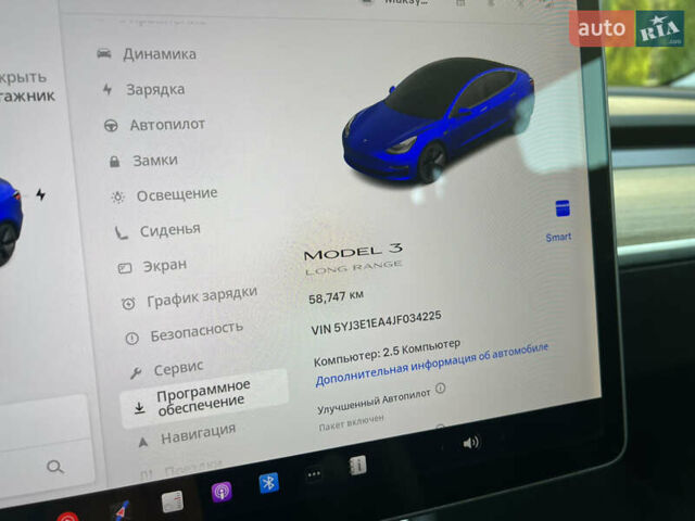 Синий Тесла Модель 3, объемом двигателя 0 л и пробегом 58 тыс. км за 17500 $, фото 19 на Automoto.ua