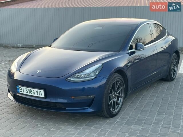 Синий Тесла Модель 3, объемом двигателя 0 л и пробегом 111 тыс. км за 17500 $, фото 3 на Automoto.ua