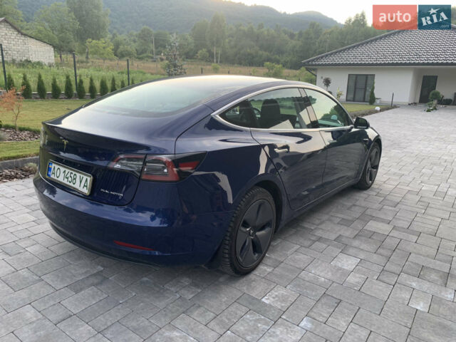 Синий Тесла Модель 3, объемом двигателя 0 л и пробегом 90 тыс. км за 18700 $, фото 7 на Automoto.ua