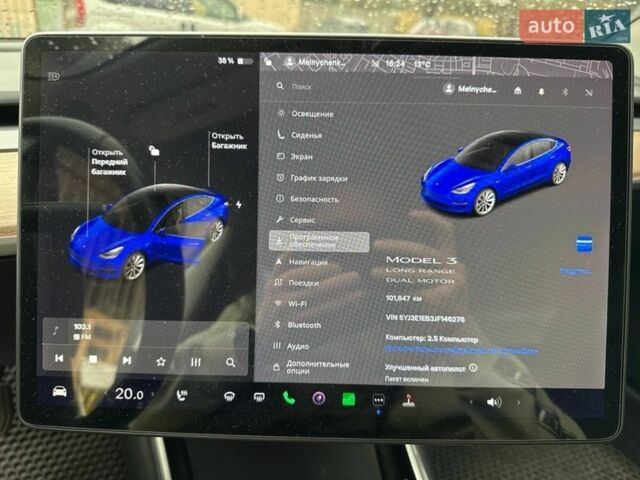 Синий Тесла Модель 3, объемом двигателя 0 л и пробегом 100 тыс. км за 17500 $, фото 8 на Automoto.ua