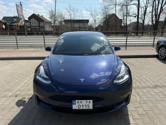 Синій Тесла Модель 3, об'ємом двигуна 0 л та пробігом 116 тис. км за 17800 $, фото 1 на Automoto.ua