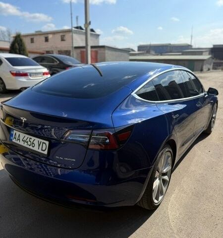 Синий Тесла Модель 3, объемом двигателя 0 л и пробегом 80 тыс. км за 19700 $, фото 13 на Automoto.ua