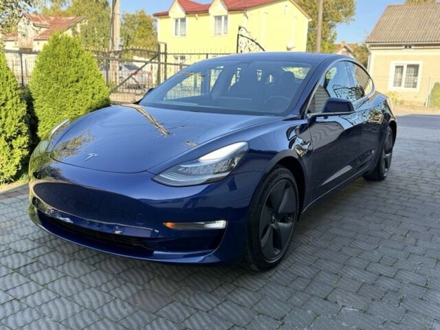 Синий Тесла Модель 3, объемом двигателя 0 л и пробегом 104 тыс. км за 16550 $, фото 1 на Automoto.ua