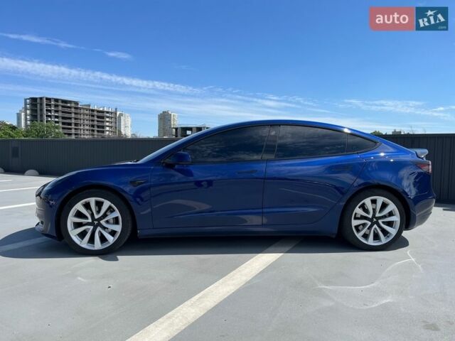 Синий Тесла Модель 3, объемом двигателя 0 л и пробегом 100 тыс. км за 17500 $, фото 1 на Automoto.ua
