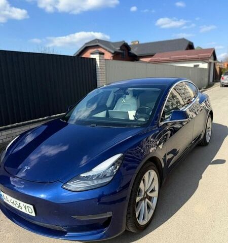 Синий Тесла Модель 3, объемом двигателя 0 л и пробегом 80 тыс. км за 19700 $, фото 1 на Automoto.ua
