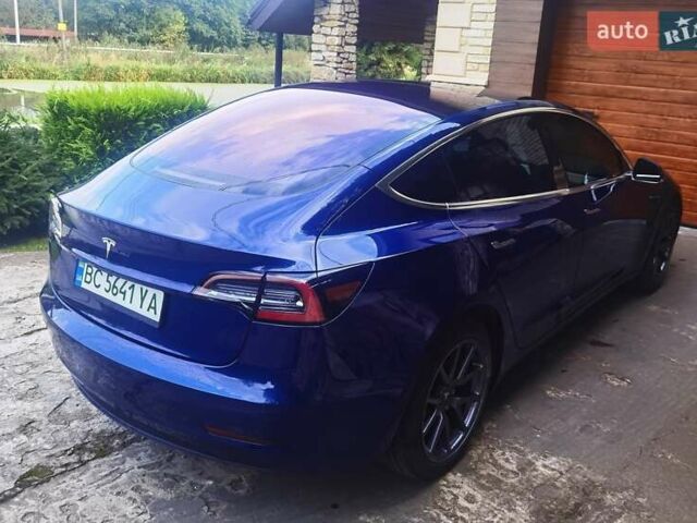 Синий Тесла Модель 3, объемом двигателя 0 л и пробегом 50 тыс. км за 21000 $, фото 1 на Automoto.ua