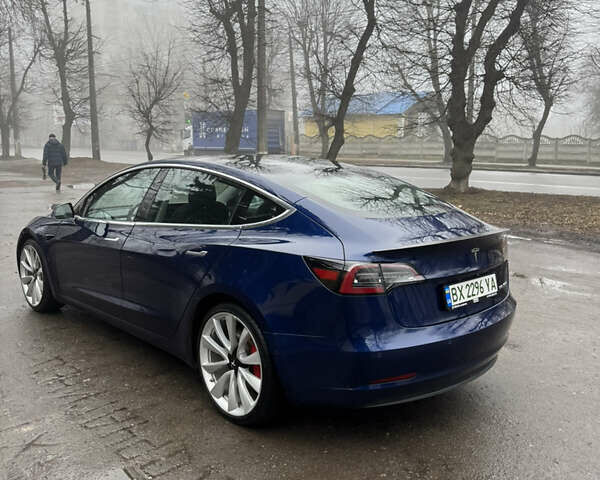 Синий Тесла Модель 3, объемом двигателя 0 л и пробегом 199 тыс. км за 19000 $, фото 10 на Automoto.ua