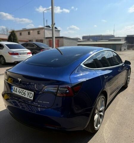 Синий Тесла Модель 3, объемом двигателя 0 л и пробегом 80 тыс. км за 19700 $, фото 6 на Automoto.ua