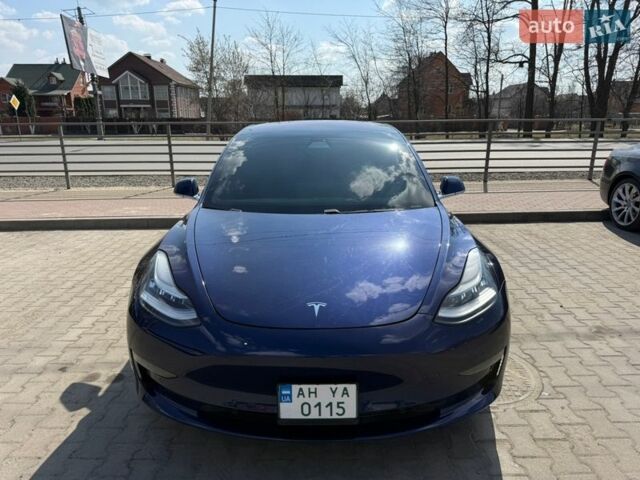 Синий Тесла Модель 3, объемом двигателя 0 л и пробегом 116 тыс. км за 17800 $, фото 2 на Automoto.ua