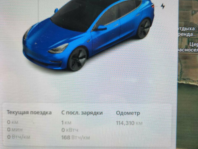 Синий Тесла Модель 3, объемом двигателя 0 л и пробегом 114 тыс. км за 20500 $, фото 9 на Automoto.ua