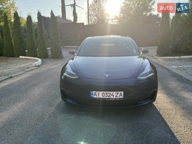 Синий Тесла Модель 3, объемом двигателя 0 л и пробегом 58 тыс. км за 17500 $, фото 2 на Automoto.ua
