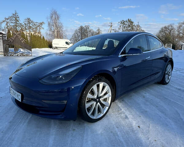 Синий Тесла Модель 3, объемом двигателя 0 л и пробегом 146 тыс. км за 15999 $, фото 1 на Automoto.ua