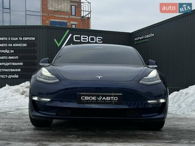 Синій Тесла Модель 3, об'ємом двигуна 0 л та пробігом 123 тис. км за 16999 $, фото 1 на Automoto.ua