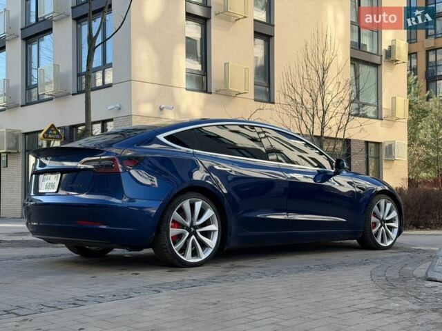 Синий Тесла Модель 3, объемом двигателя 0 л и пробегом 115 тыс. км за 18999 $, фото 13 на Automoto.ua