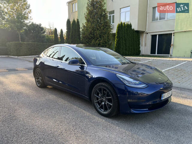 Синий Тесла Модель 3, объемом двигателя 0 л и пробегом 58 тыс. км за 17500 $, фото 1 на Automoto.ua