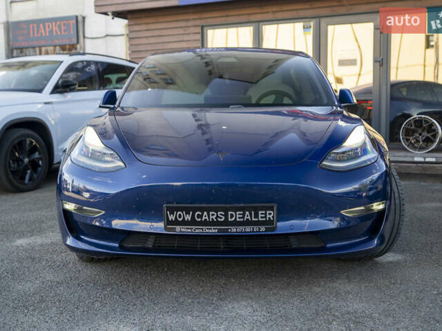 Синий Тесла Модель 3, объемом двигателя 0 л и пробегом 42 тыс. км за 18200 $, фото 1 на Automoto.ua