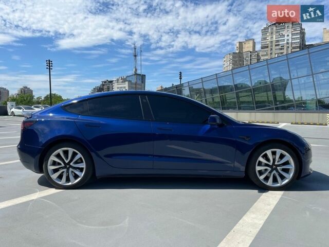 Синий Тесла Модель 3, объемом двигателя 0 л и пробегом 100 тыс. км за 17500 $, фото 3 на Automoto.ua