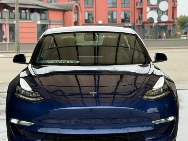 Синий Тесла Модель 3, объемом двигателя 0 л и пробегом 104 тыс. км за 16999 $, фото 1 на Automoto.ua