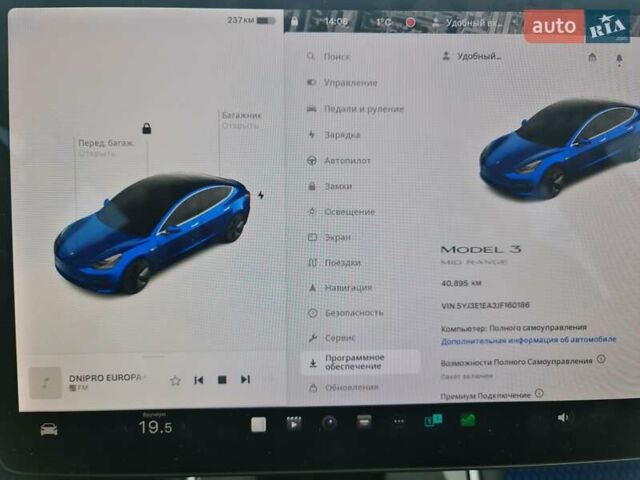 Синий Тесла Модель 3, объемом двигателя 0 л и пробегом 45 тыс. км за 23599 $, фото 19 на Automoto.ua