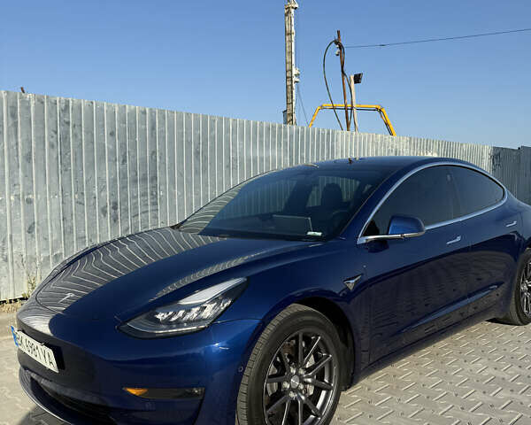 Синій Тесла Модель 3, об'ємом двигуна 0 л та пробігом 65 тис. км за 21000 $, фото 1 на Automoto.ua