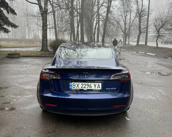 Синий Тесла Модель 3, объемом двигателя 0 л и пробегом 199 тыс. км за 19000 $, фото 6 на Automoto.ua