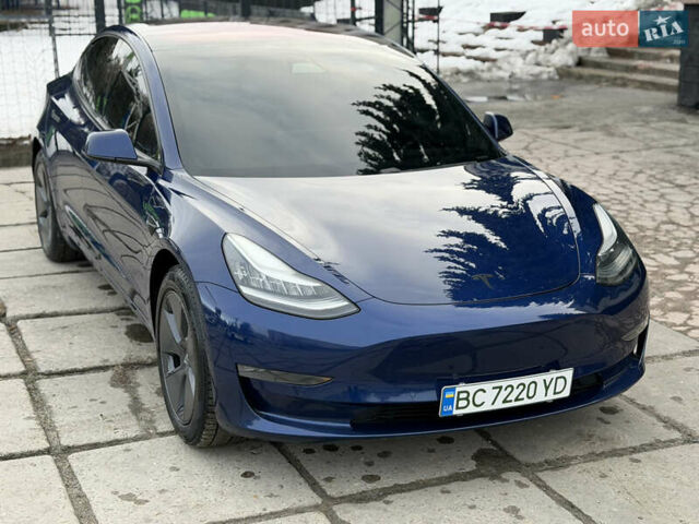 Синий Тесла Модель 3, объемом двигателя 0 л и пробегом 128 тыс. км за 15500 $, фото 2 на Automoto.ua