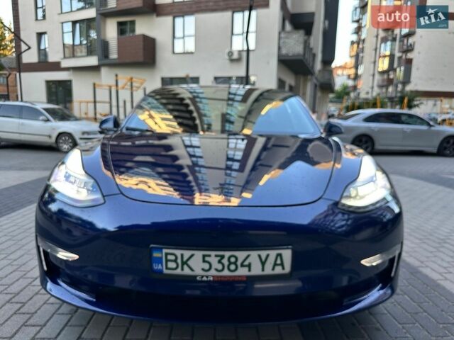 Синий Тесла Модель 3, объемом двигателя 0 л и пробегом 137 тыс. км за 17800 $, фото 3 на Automoto.ua